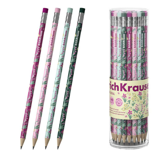 Picture of ERICHKRAUSE PENCIL FLORAL SOUL WITH ERASER